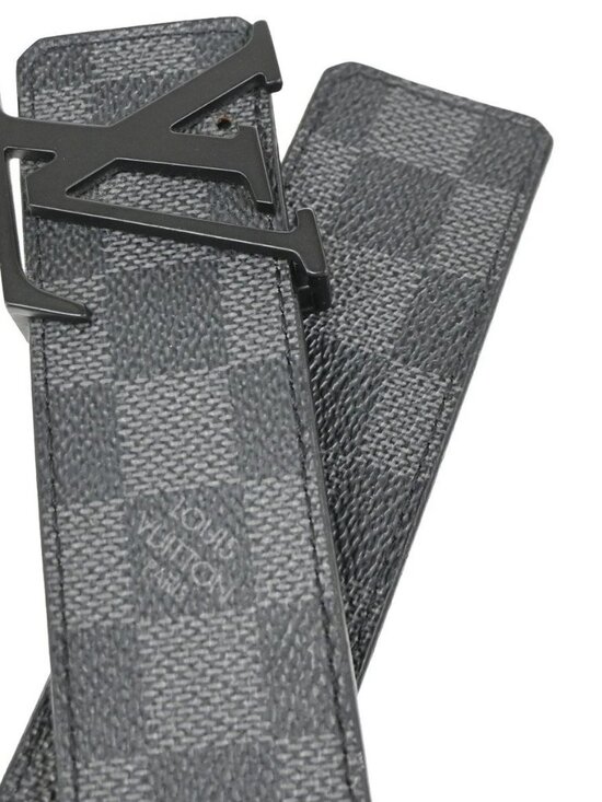 LOUIS VUITTON Ceinture LV Initial Belt 85/34 Damier Graphite main image 15